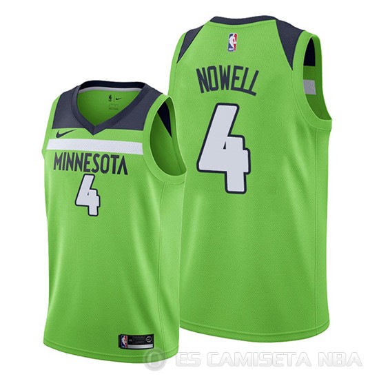 Camiseta Jaylen Nowell #4 Minnesota Timberwolves Statement Verde - Haga un click en la imagen para cerrar